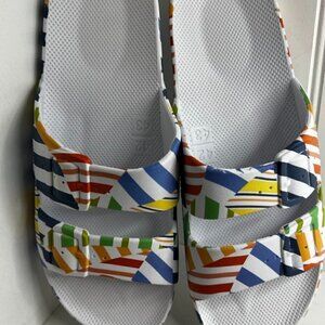 x Solid & Striped Moses Two Band Slides  Freedom Moses